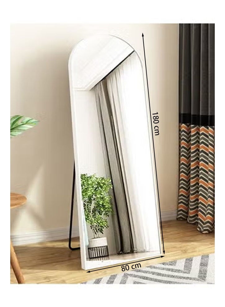 NKX Full Length Standing Dressing Mirror 80X180 White Color - Image 5