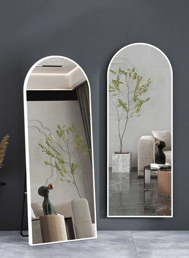NKX Full Length Standing Dressing Mirror 80X180 White Color - Image 2