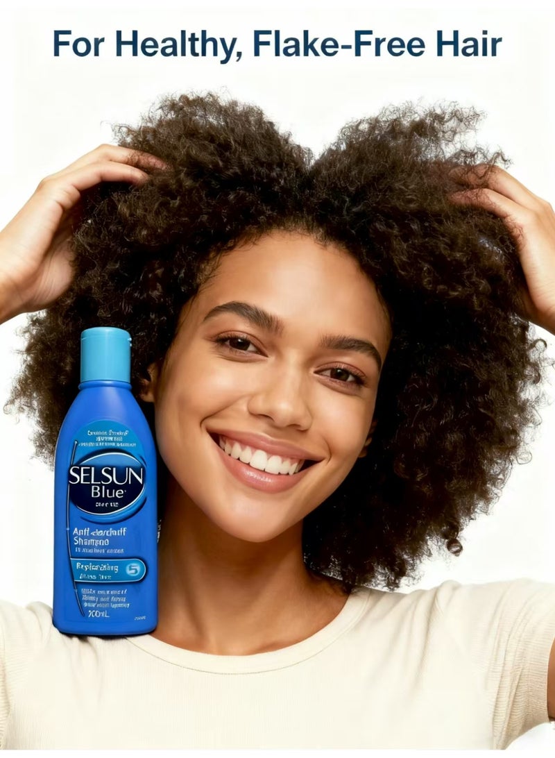 Selsun blue Anti-dandruff Shampoo 1% SELENIUM SULFIDE Replenishing All Hair Types Fights recurrence of faking and itching when used regularly 200mL - Image 4
