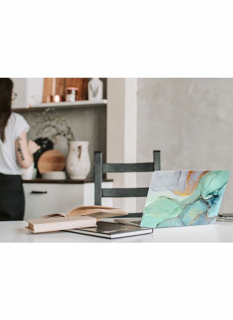 Excefore - Laptop Case  Compatible with MacBook Air 13 Inch 2020 2019 2018 Release A2337 M1/A2179/A1932,Colorful Marble Case with Keyboard Cover Skin for MacBook Air 2020 with Touch ID - Image 1