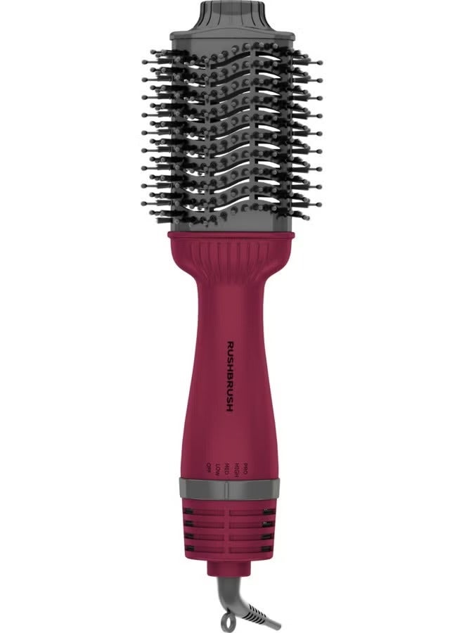 Rush Brush V3 Pro Raspberry Ionic technology Hair Brush 1400W With 4 Heat And 3 Speeds - Image 2