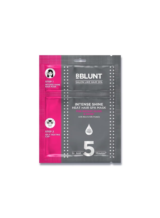 BBLUNT Intense Shine Heat Hair Spa Mask with Rice & Silk Protein | For Salon-Like Hair Spa at Home | 70 g - Image 1