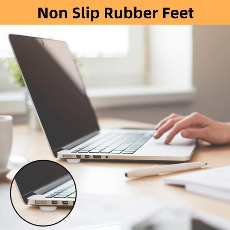 FURNIMATE Rubber Feet for Cutting Board, 20PCS Rubber Bumpers Self Adhesive, Clear Rubber Bumper Pads, Square Adhesive Bumper Pads for Speakers, Laptop, Appliances 0.78" x 0.38" - Image 4