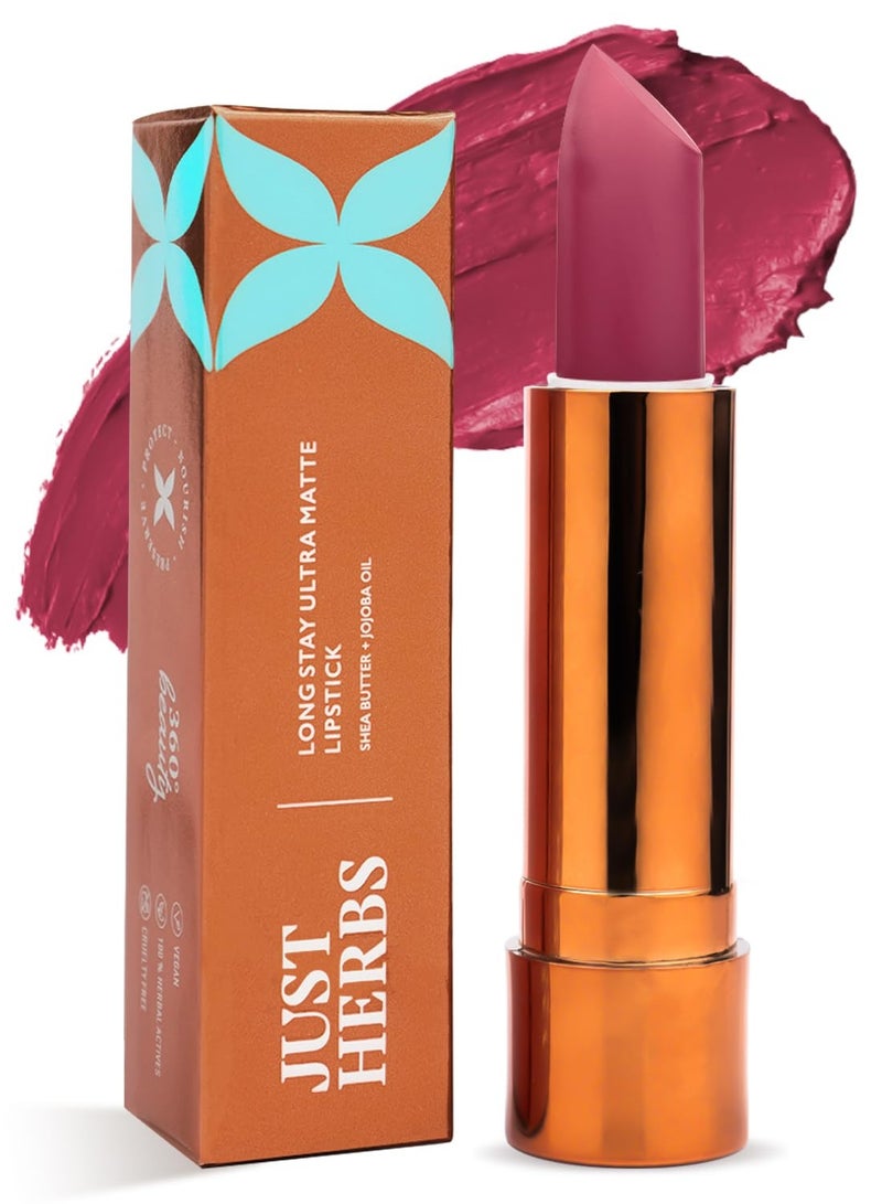 جاست هيربز أحمر شفاه غير لامع للغاية 4 جم فلفل حار - Image 1