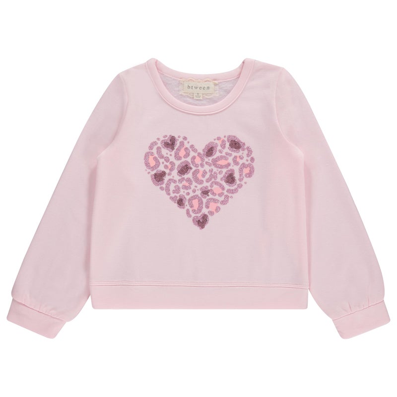 BTween Girls 3 Piece CrewithNeck Fleece Sweatshirt Set Long Sleeve Cotton Blend Pullover, Soft and Comfortable, Sizes 4-12 - Image 4