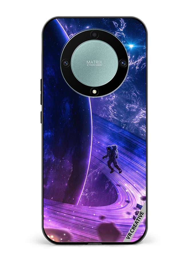 VR CREATIVE Protective Case Cover For Honor X9b Galaxy Space Digital Design Multicolour - Image 1