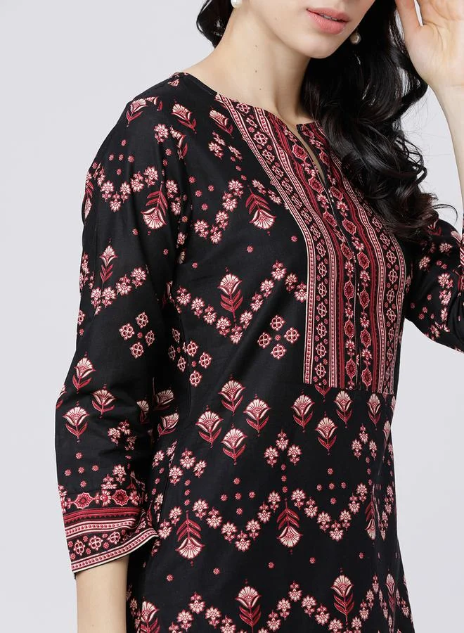 Vishudh Vishudh All Over Print Kurta and Palazzos Set