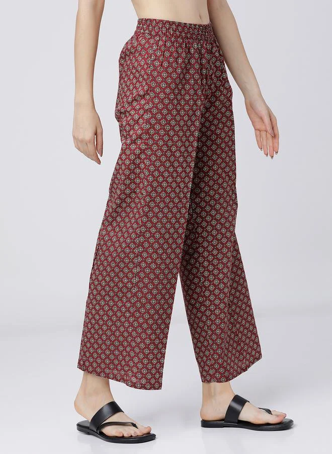 Vishudh Vishudh All Over Print Kurta and Palazzos Set