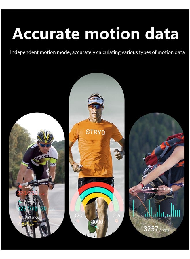 RollsTimi  Smart Watches For Men And Women Fitness Sports Watches Business Smart Electronic Watches Bluetooth Mode Unlimited 8+1 Sports Mode Nano Waterproof - Image 5