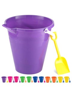 9 Large Sand Bucket With Shovel [12 Pack Bulk] Beach Buckets Beach Toys For Kids & Toddlers Party Favors Holders - pzsku/ZF6C1738874246148FCC3Z/45/_/1720608859/da549fa8-7d29-43f0-afa6-ae7cc3ce5f42