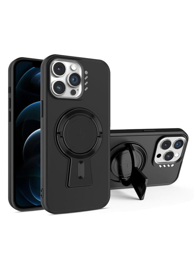 زبون جراب لهاتف iPhone 12 Pro Max مع حامل على شكل حرف Y من MagSafe جراب هاتف متين مقاوم للصدمات - Image 1