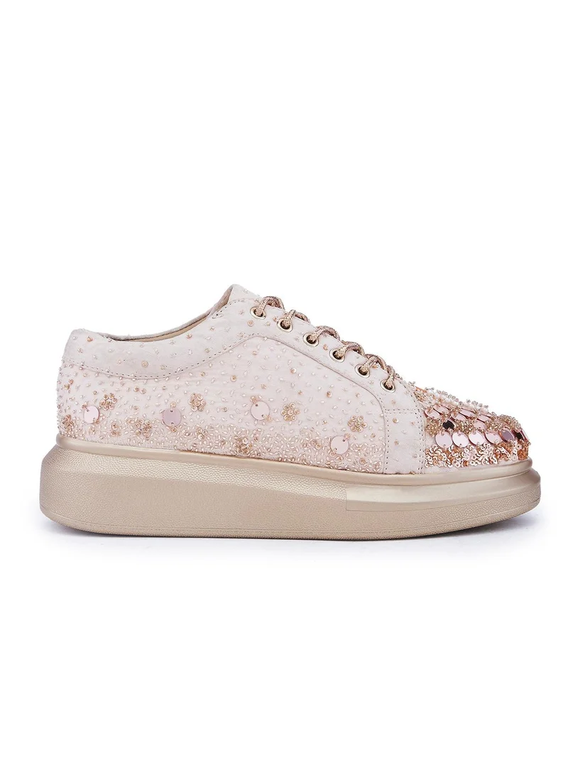 Anaar Anaar Main Squeeze Classic Sneakers, Womens Festive, Special Occasion and Partywear Premium Shoes