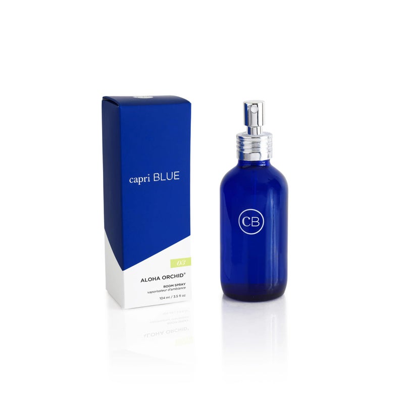Capri Blue بخاخ غرفة كابري بلو - بخاخ معطر هواء ألوها أوركيد بنفحات من الأوركيد، الياسمين والغاردينيا - معطرات هواء للمنزل - روائح زهرية للغرف (3.5 أونصة) - Image 1