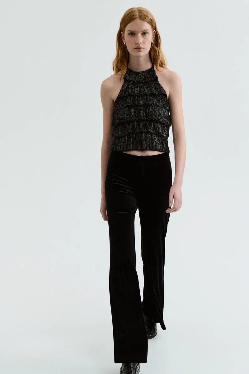 H&M Tiered halterneck top