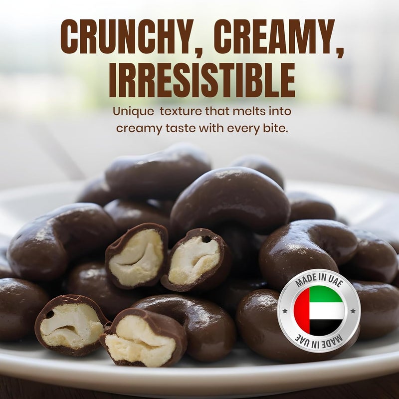 Karish Cashew Dragee Milk Chocolate 180g Jar – Crunchy Nut Snack Coated in Smooth Milk Chocolate, Perfect for Gifting & Sharing - Image 3