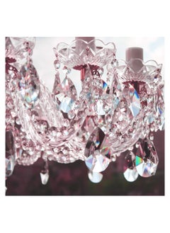 KASTWAVE 20 Pcs Crystal Prisms Chandelier Pendants, Teardrop Chandelier Replacement Set, Rainbow Maker Hanging Prisms for Wedding Party Tree Garlands Home Decoration  - Image 5
