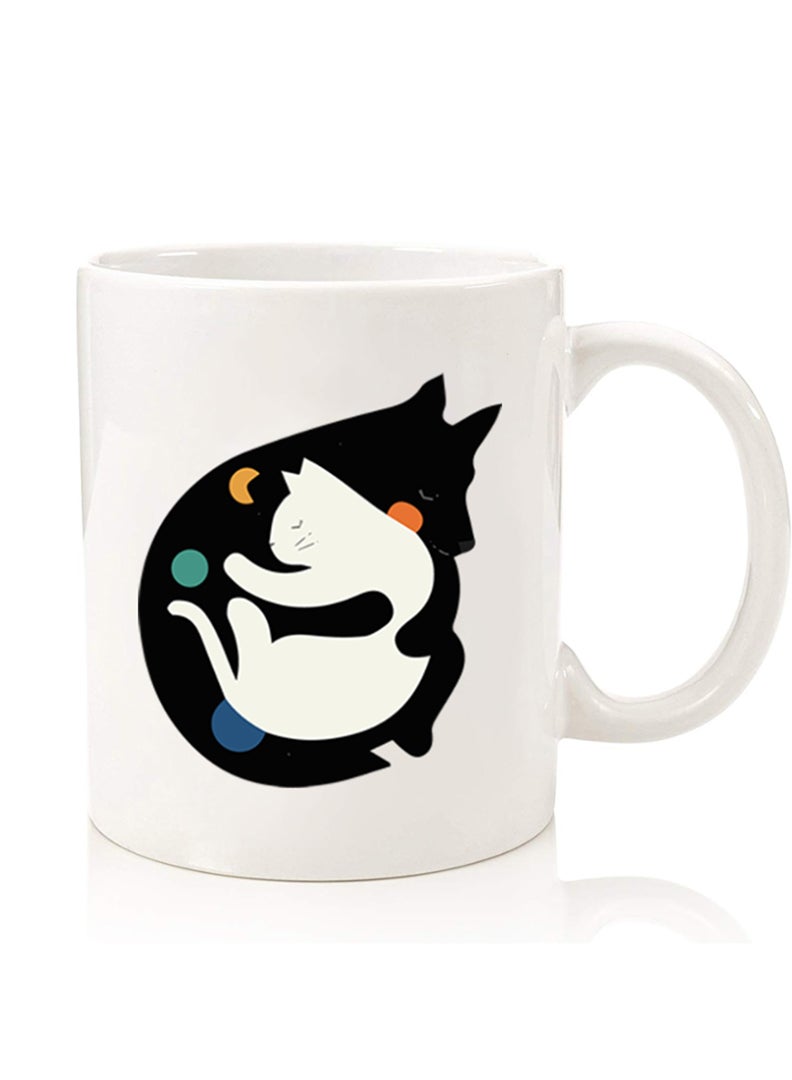 Theodor Premium Quality Two Sided Printed Coffee Mug Tea Cup For Home Office, Kids Men Women More Hugs - Image 1