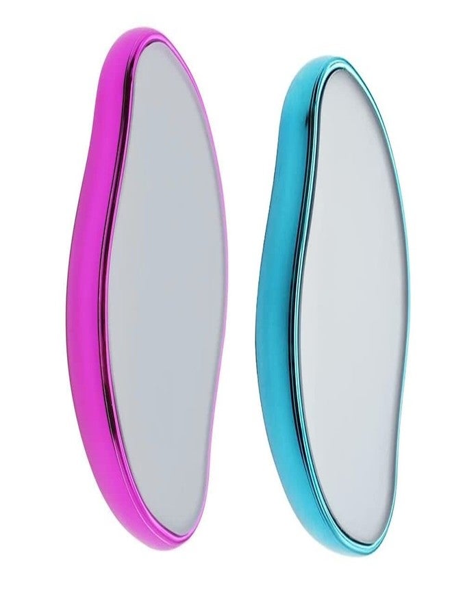 تايني ديل مزيل الشعر الكريستالي السحري للرجال والنساء - أداة إزالة شعر غير مؤلمة لبشرة ناعمة، عبوة من قطعتين - Image 1