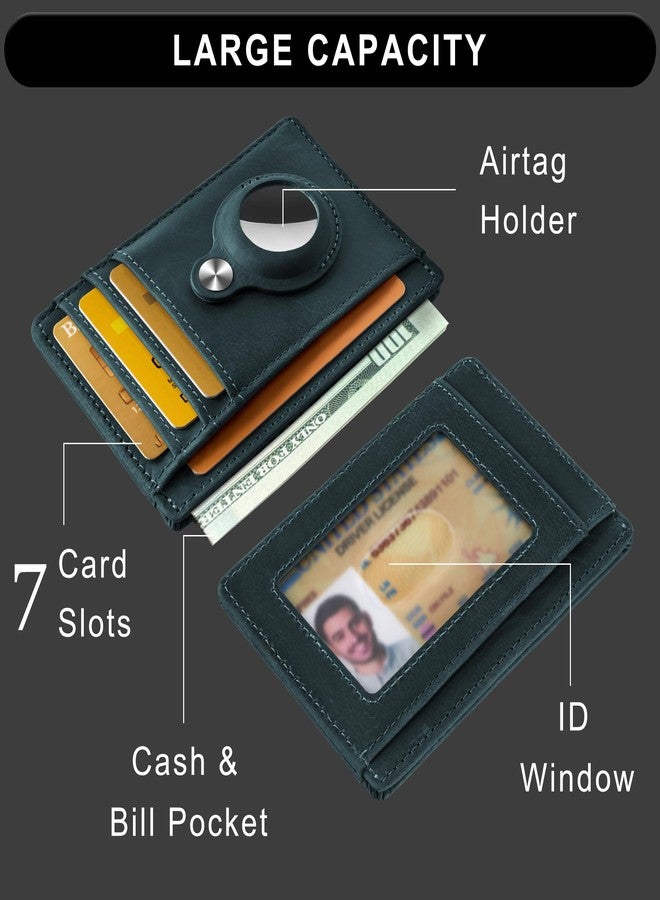 Hawanik محفظة هووانيك رفيعة وعصرية مع حافظة مدمجة لجهاز AirTag - Image 3