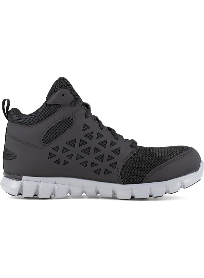 Reebok Work حذاء سلامة رجالي بمقدمة ألمنيوم وتفريغ كهرباء ساكنة قابل للتهوية أسود - Image 2