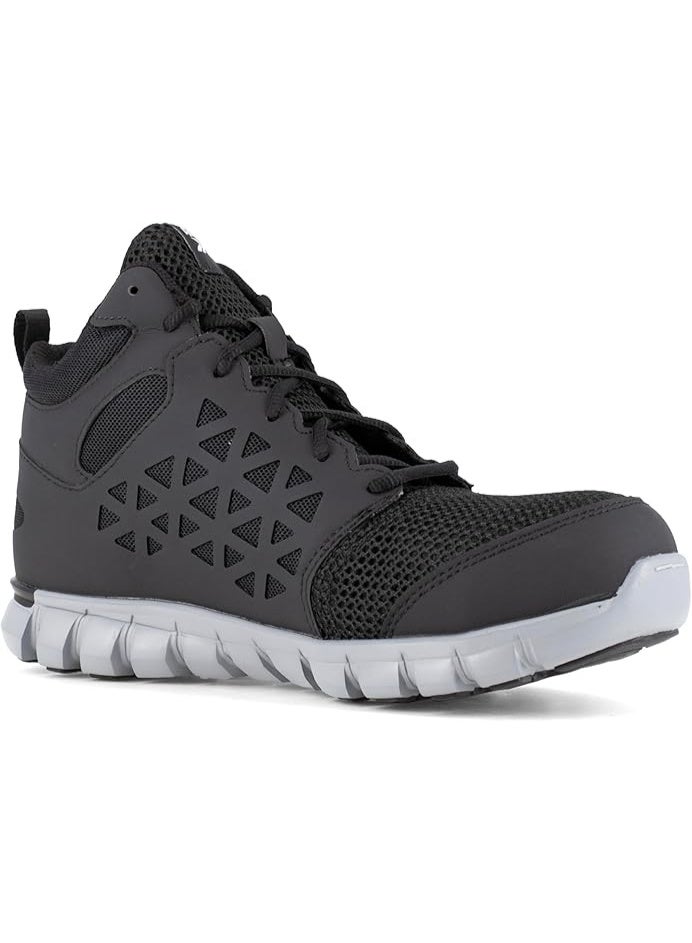 Reebok Work حذاء سلامة رجالي بمقدمة ألمنيوم وتفريغ كهرباء ساكنة قابل للتهوية أسود - Image 1