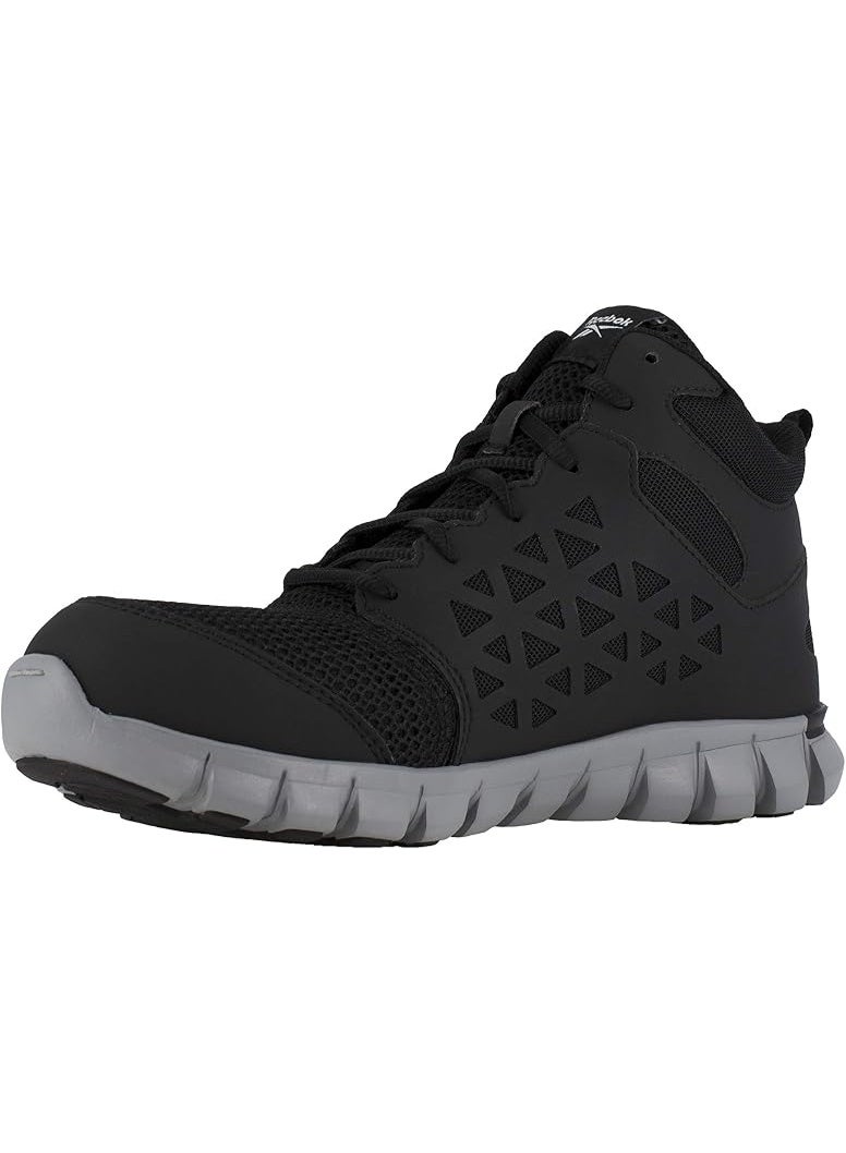 Reebok Work حذاء سلامة رجالي بمقدمة ألمنيوم وتفريغ كهرباء ساكنة قابل للتهوية أسود - Image 4