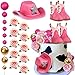 KEEPARTY 22PCS Cowgirl Cake Decorations Cowgirl Hat and Boot Cake Toppers Western Cowgirl Birthday Baby Shower for Western Theme Party Favors Supplies - Image 3