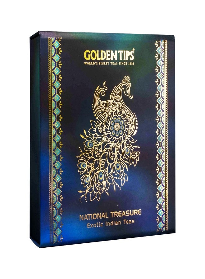 Golden Tips National Treasure Exotic Indian Darjeeling Tea Box (2.46oz - 70 gm - 35 cups) - Image 1