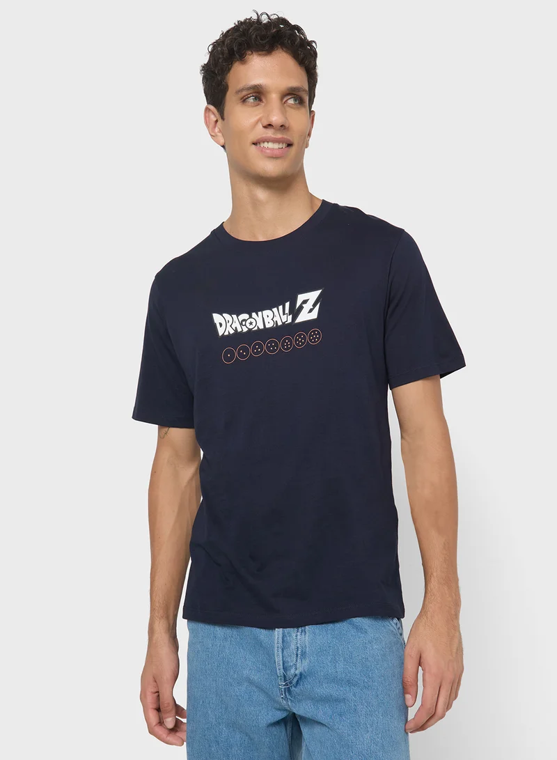 JACK & JONES Dragon Ball Z Crew neck T-Shirt