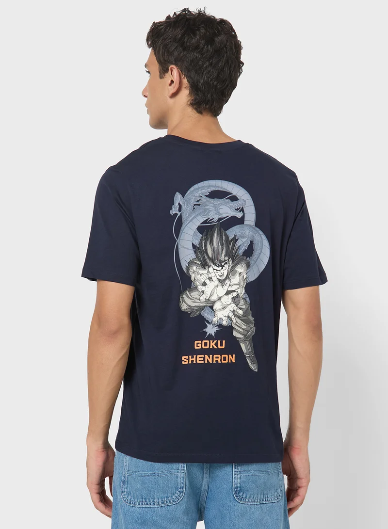JACK & JONES Dragon Ball Z Crew neck T-Shirt