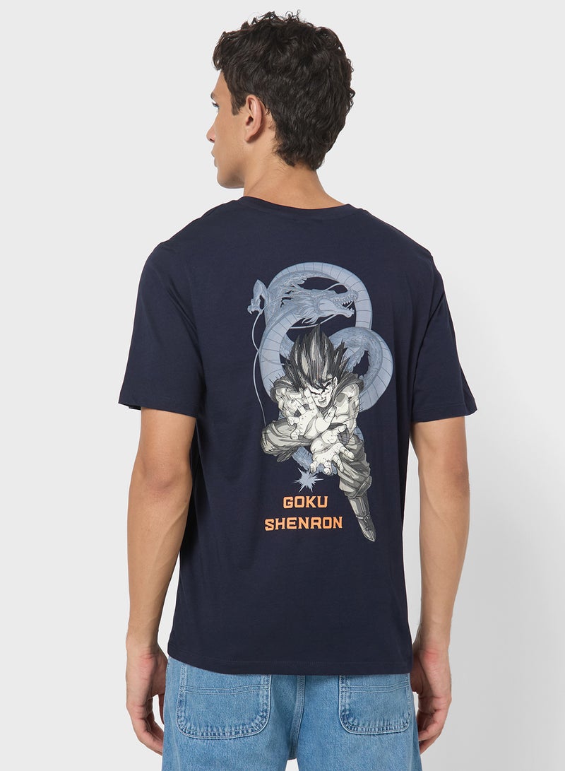 JACK & JONES Graphic Crew Neck Regular Fit T-Shirt - Image 1