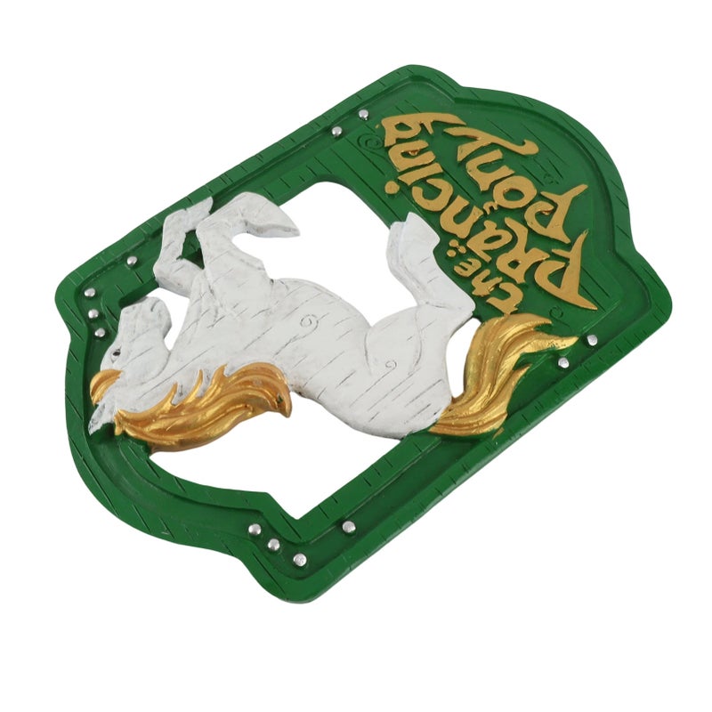 لوحة جدارية ذات تصميم حصان من الراتين الاصطناعي - لوحة جدارية تعليق للديكور المنزلي والمكتبي - Image 4
