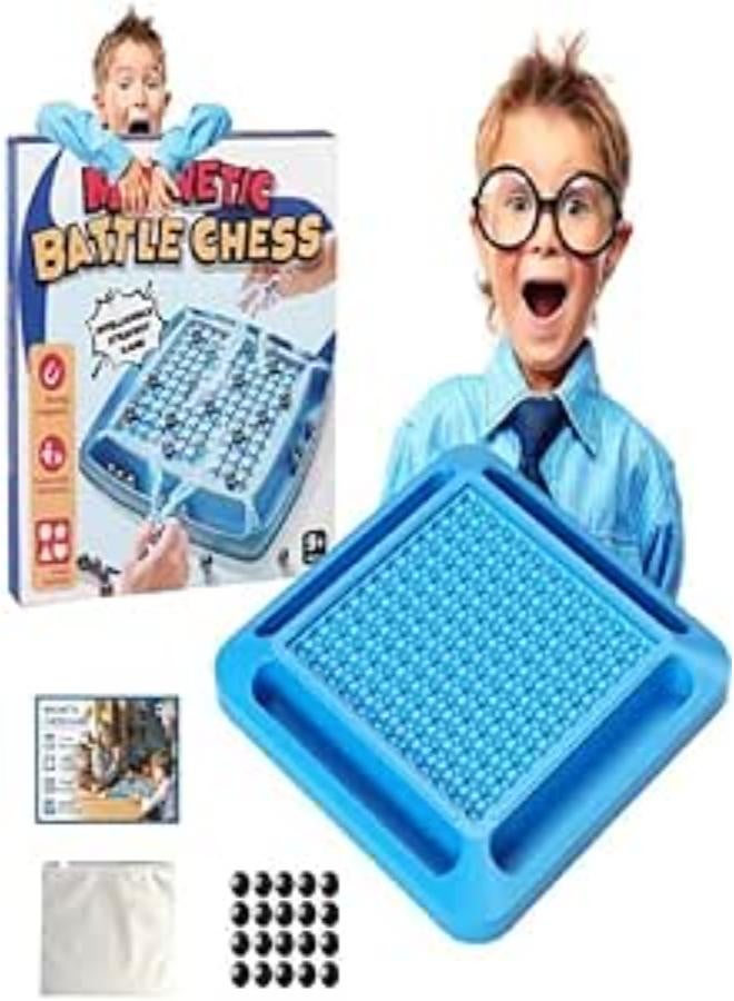 لعبة الشطرنج المغناطيسية، لعبة لوحية مغناطيسية بالحجارة، ألعاب لوحية عائلية للأطفال والكبار