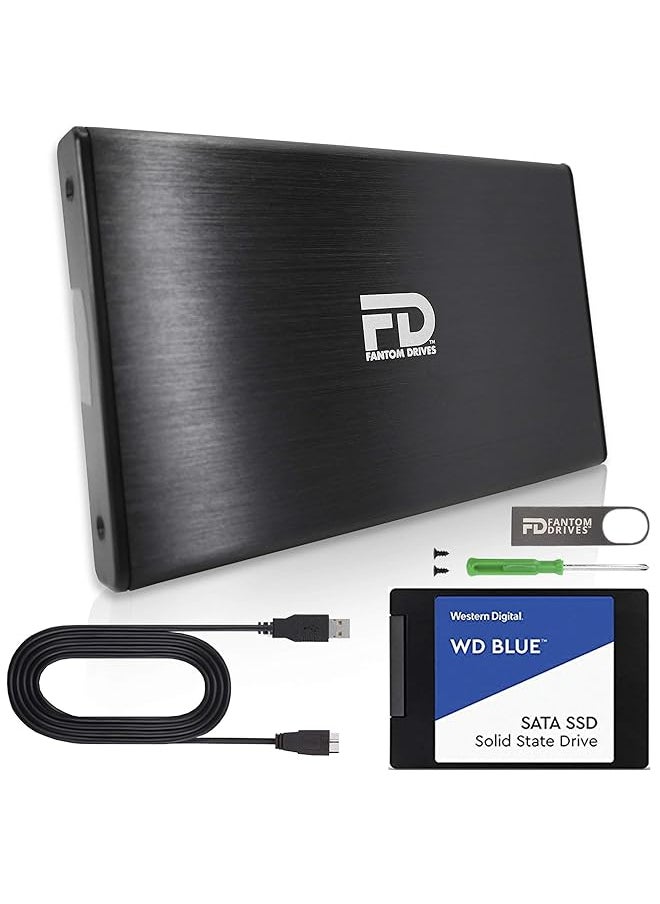 فانتوم درايفز طقم ترقية محرك الحالة الصلبة Ps4 Ssd سعة 1 تيرابايت متوافق مع Playstation 4 Ps4 Slim وPs4 Pro  - Image 1