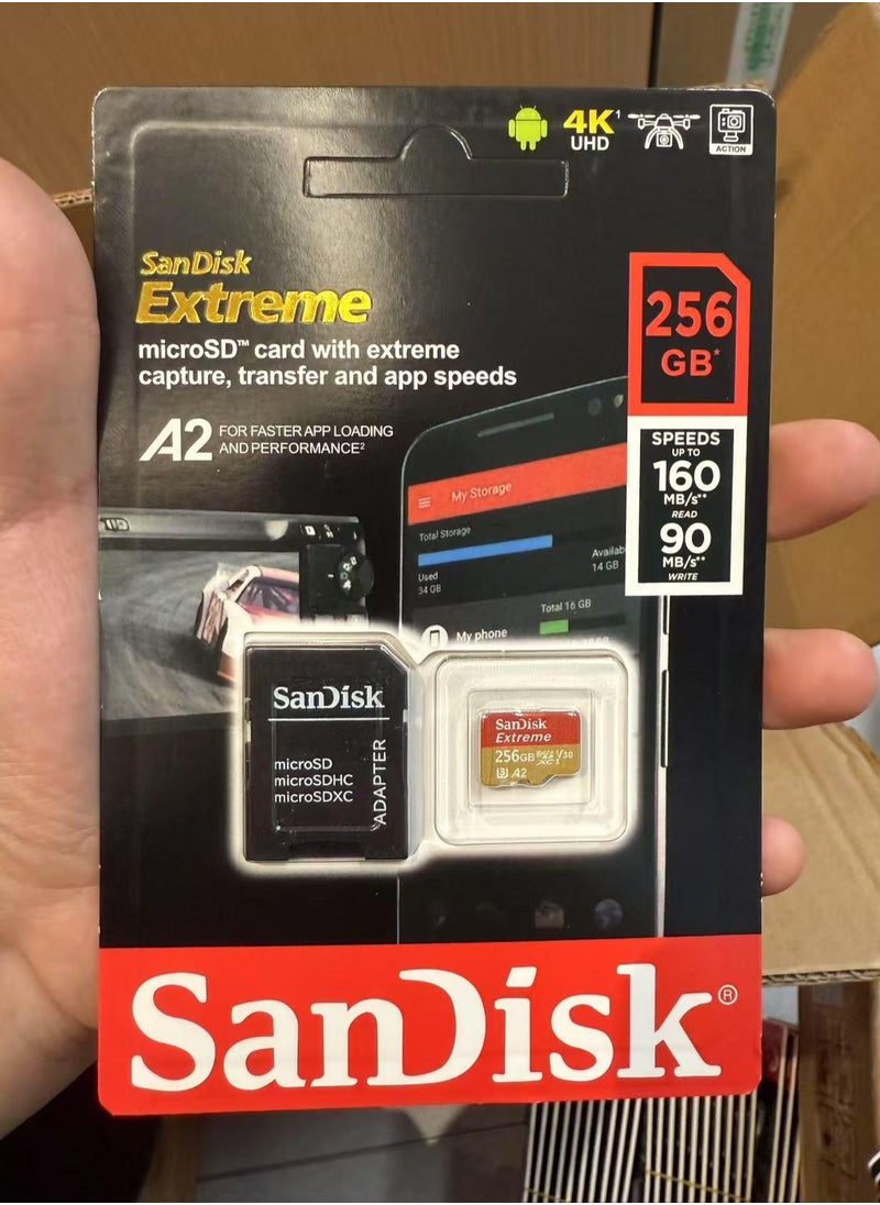 256GB Extreme microSDXC UHS-I Card 256 GB