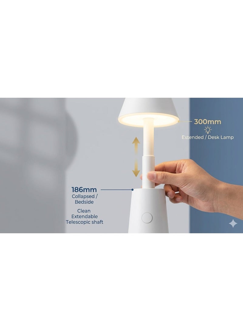 SouqWay Cute Night and Emergency Lamp | Aura Lamp | Multi-Functional - Extendable Aura Lamp, Flashlight & Camping Lantern - Infinite Dimming, Rechargeable Night Light for Home, Travel, Camping - Image 3