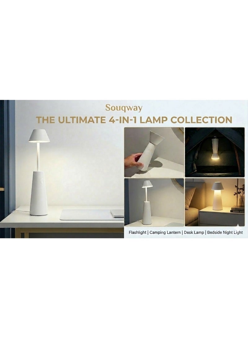 SouqWay Cute Night and Emergency Lamp | Aura Lamp | Multi-Functional - Extendable Aura Lamp, Flashlight & Camping Lantern - Infinite Dimming, Rechargeable Night Light for Home, Travel, Camping - Image 2