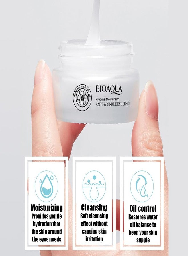 BIOAQUA كريم العين المضاد للتجاعيد من بيوأكوا - بروبوليس - ترطيب لذيذ - عناية لطيفة - سنتيلا 20غ / 0.7 أونصة - Image 3