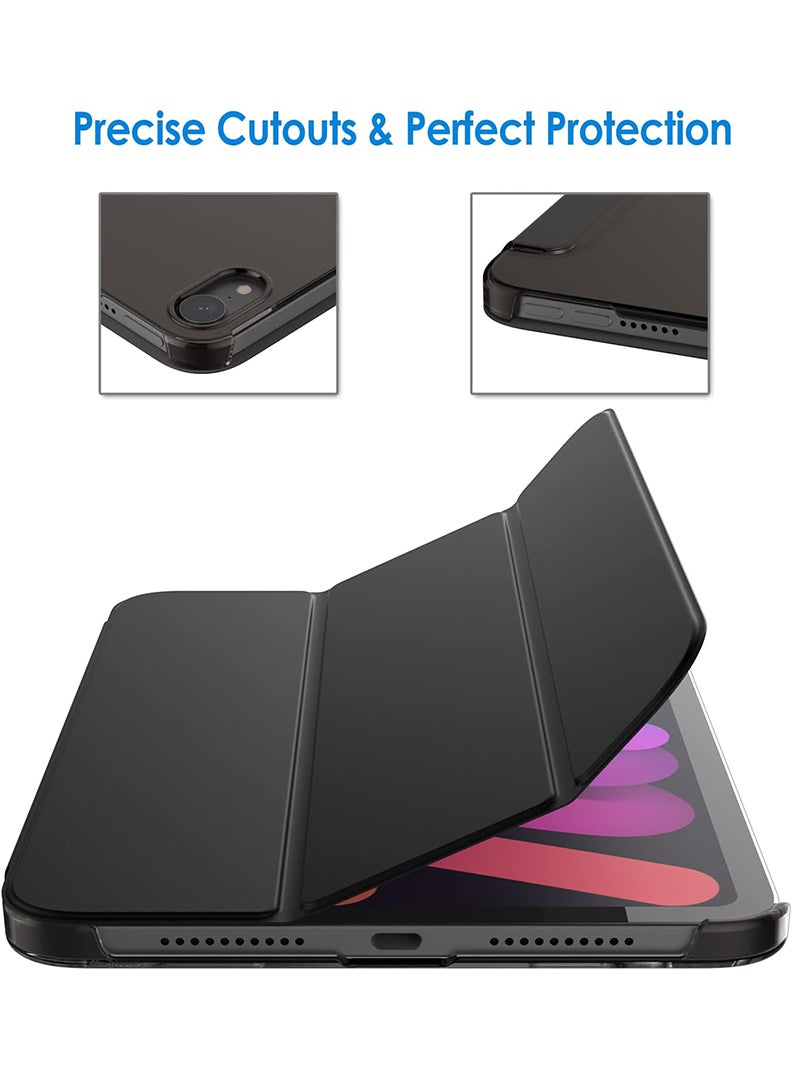 Theodor Protective Flip Case For Apple iPad mini 7th Generation (A17 Pro 2024 Model) (Mini 6 2021 Model  6th Generation) With Trifold Stand Auto Wake Sleep Shockproof Cover Turtle - Image 5