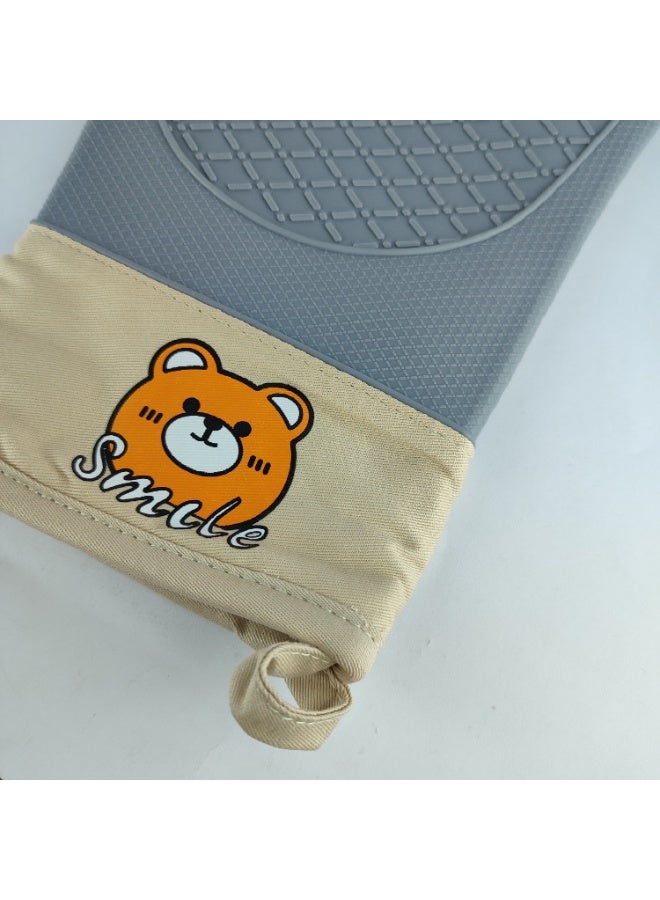 جوانتي مطبخ حراري سيليكون مبطن من الداخل – حماية آمنة للفرن والأواني الساخنة - Image 2