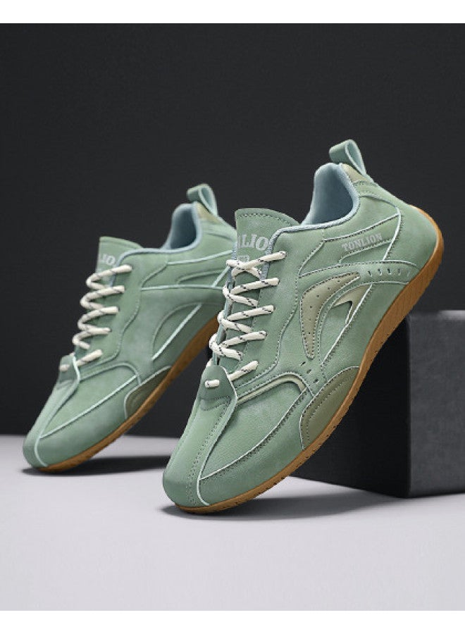 TonLion Lightweight Fashionable Flat Casual Shoes For Men - Trendy College Style, Unique Street Sneakers, Retro German Training Shoes - Image 1