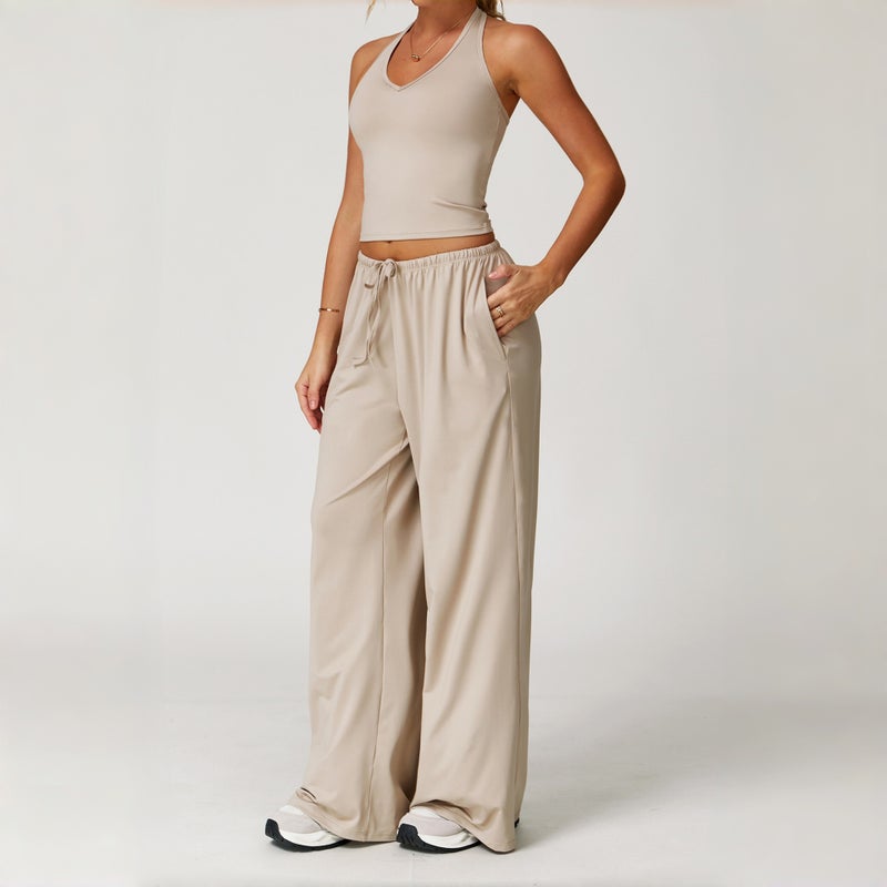 Premium Cross-Border Brushed Yoga Set - Quick-Dry, Backless Sports Outfit for  Women - Image 4