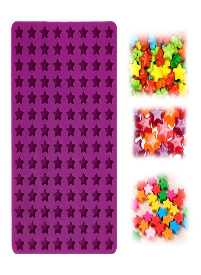 Siutaga Mini Star Silicone Molds Gummy Molds for Cake Decoration Cupcake Toppers DIY Chocolate Fondant Candy Crafting Project - Image 1