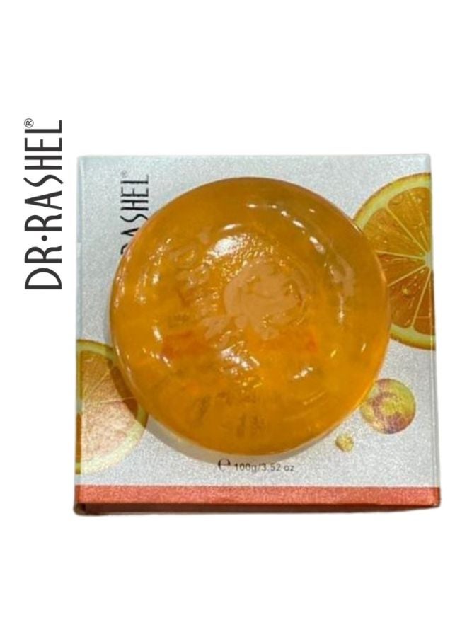 DR. RASHEL Vitamin C Brightening And Anti-Aging Whitening Soap Orange 100grams - Image 3
