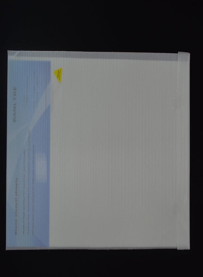 BANLTRE 12 x 24 Flat Packaging Mylar Sheet Milky Translucent PET Blank Stencil Making Sheet for Cutting, Cut Tool Template Material -Thick .01"/10 mil, 8 Sheets (Flat Packaging) - Image 3