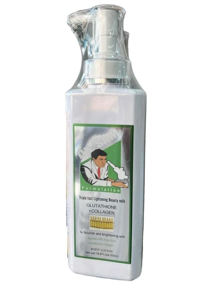 Dr.Sam - Dr.Sam Triple Fast Lightening Beauty milk BODY LOTION 500 ML - Image 1