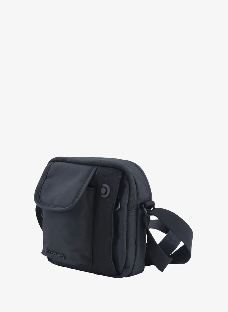 Discovery Downtown Crossbody Bag Unisex – Eco Recycled Across Body Bag with RFID Protection, Dual Compartments & Adjustable Strap | Travel & Daily Use