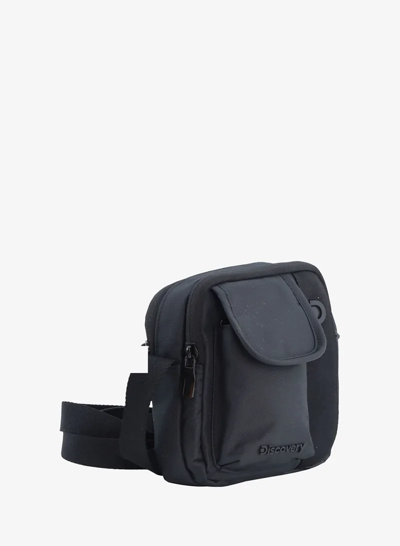 Discovery Downtown Downtown Crossbody Bag Unisex – Eco Recycled Across Body Bag with RFID Protection, Dual Compartments & Adjustable Strap | Travel & Daily Use  | Best Price UAE