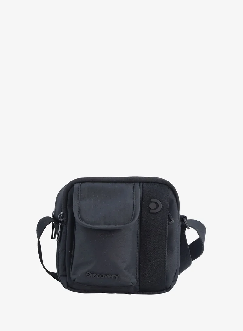 Discovery Downtown Crossbody Bag Unisex – Eco Recycled Across Body Bag with RFID Protection, Dual Compartments & Adjustable Strap | Travel & Daily Use