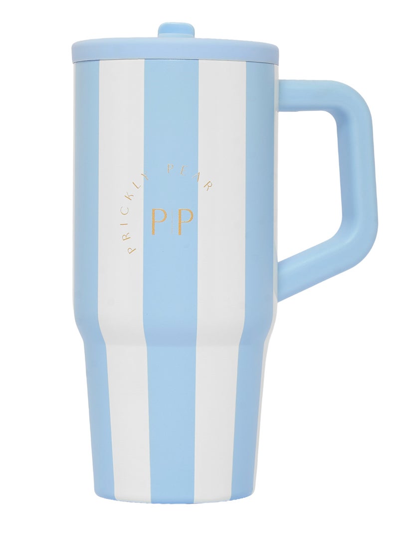 Prickly Pear Stainless Steel 20 Oz Hydrator 2.0 Water Bottle Ocean Stripe - Image 2